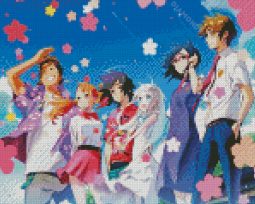 Cool Anohana Diamond Painting Art