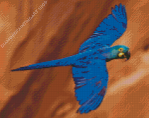 Cool The Lear’s Macaw Diamond Painting Art