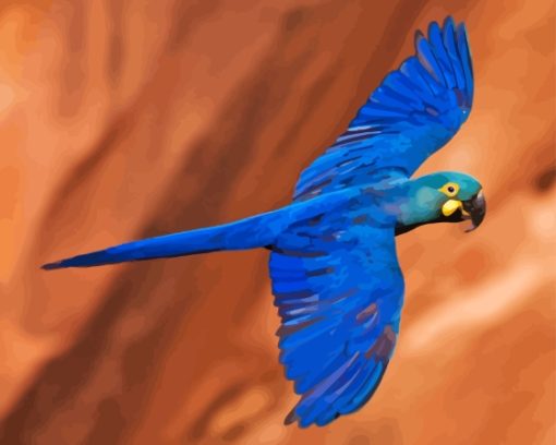 Cool The Lear’s Macaw Diamond Painting Art