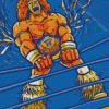 Cool The Ultimate Warrior Diamond Painting Art