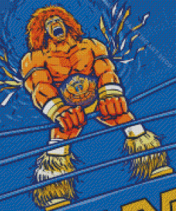 Cool The Ultimate Warrior Diamond Painting Art