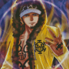 Cool Trafalgar D Water Law Diamond Painting Art