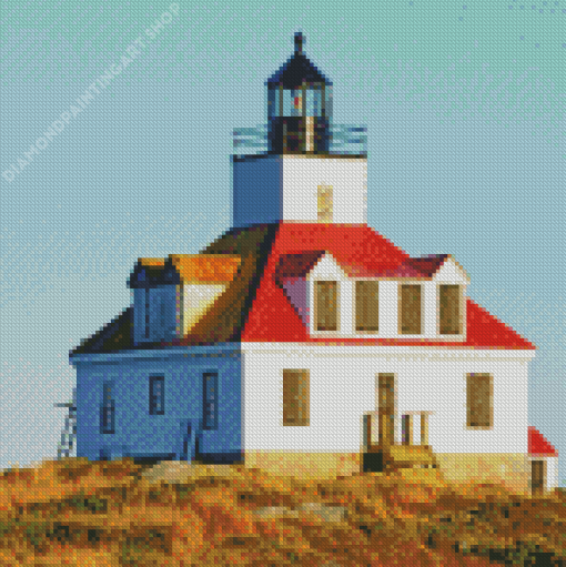 Cool Lighthouse Acadian Diamond Painting Art