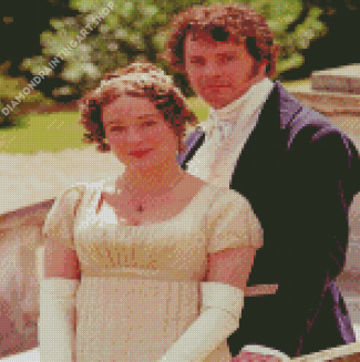 Darcy And Lizzy Character Diamond Painting Art