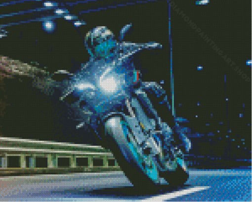 Fast Yamaha MT 10 Diamond Painting Art