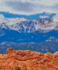 Garden Of The Gods Colorado Landscape Diamond Painting Art