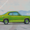 Green Plymouth Duster Diamond Painting Art