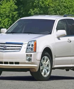 Grey Cadillac SRX Diamond Painting Art