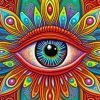 Mandala Eye Diamond Painting Art