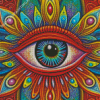 Mandala Eye Diamond Painting Art