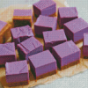 Sweet Potato Pie Bars Purple Dessert Diamond Painting Art