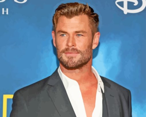 The Actor Chris Hemsworth Diamond Painting Art