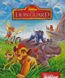 The Lion Guard Cartoon Poster Diamond Painting Art