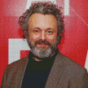 Welsh Actor Michael Sheen Diamond Painting Art