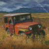 Abandoned Jeep Diamond Painting Art