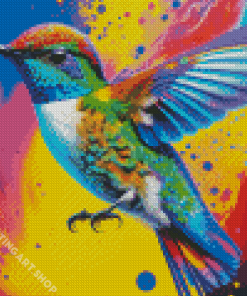 Hummingbird Diamond Painting Art