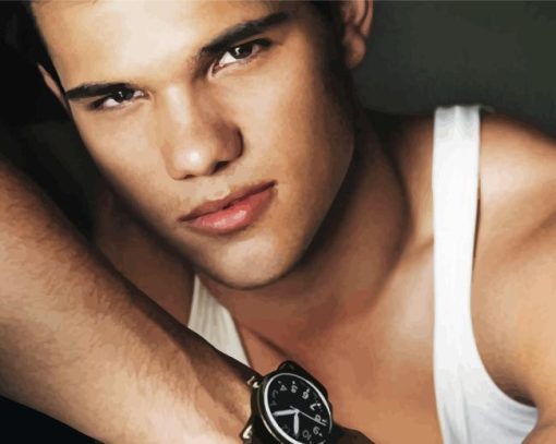 Taylor Lautner Diamond Painting Art