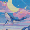 Aesthetic Whale Diamond Painting Art