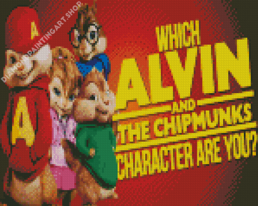 Alvin And The Chipmunks Diamond Painting Art