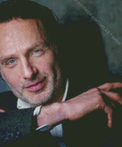 Andrew Lincoln Actor Diamond Painting Art