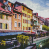 Annecy Town Diamond Painting Art