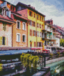 Annecy Town Diamond Painting Art