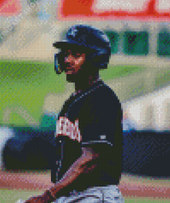 Baseballer Kahlil Watson Diamond Painting Art