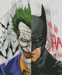 Batman And Joker Diamond Painting Art