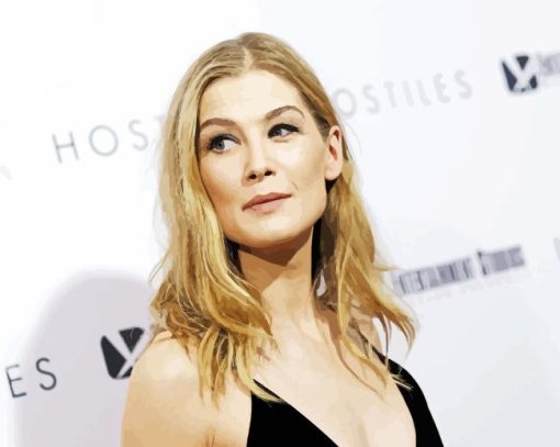 Rosamund Pike Diamond Painting Art