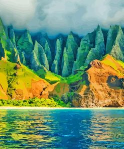 Beautiful View Of Kauai Island Diamond Painting Art