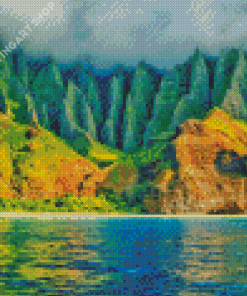 Beautiful View Of Kauai Island Diamond Painting Art