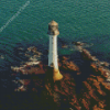 Bell Rock Arbroath Lighthouse Diamond Painting Art