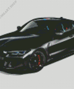 Black BMW M4 Diamond Painting Art