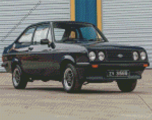 Ford Escort RS Diamond Painting Art