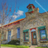 Buildings In Midway Utah Diamond Painting Art