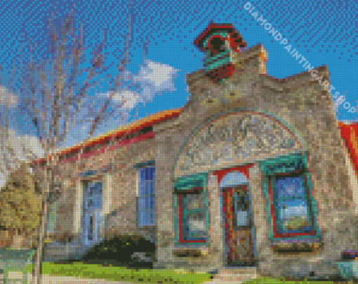 Buildings In Midway Utah Diamond Painting Art