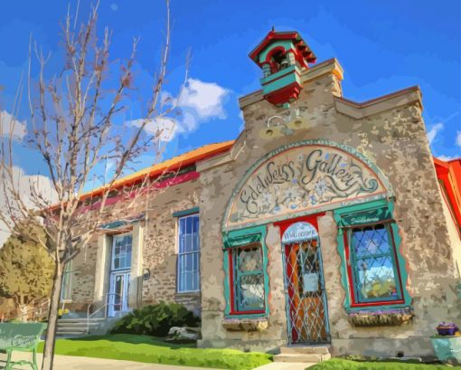 Buildings In Midway Utah Diamond Painting Art