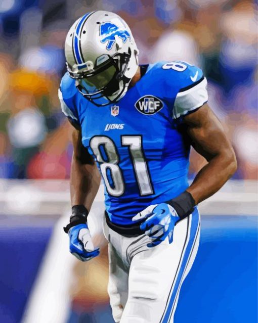 Calvin Johnson Diamond Painting Art