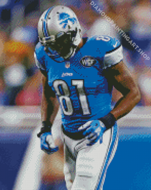 Calvin Johnson Diamond Painting Art