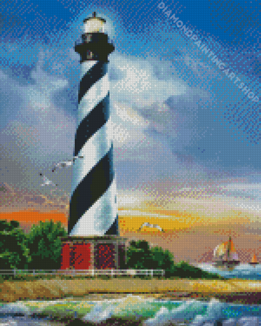 Cape Lookout Diamond Painting Art