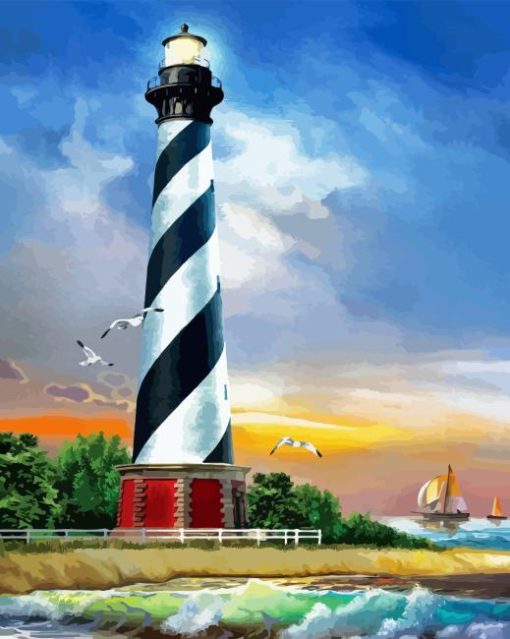 Cape Lookout Diamond Painting Art