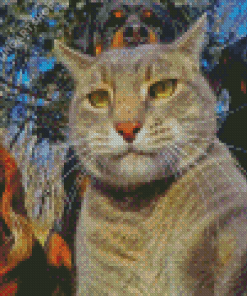 Cat And Dogs Selfie Diamond Painting Art