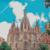 Barcelona Cathedrals Diamond Painting Art