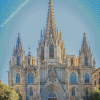 Barcelona Cathedral Diamond Painting Art