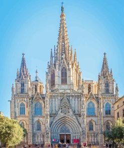 Barcelona Cathedral Diamond Painting Art