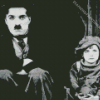 Chaplin Kid Diamond Painting Art