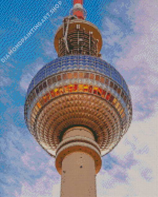 Berliner Fernsehturm Diamond Painting Art