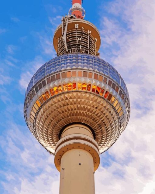 Berliner Fernsehturm Diamond Painting Art