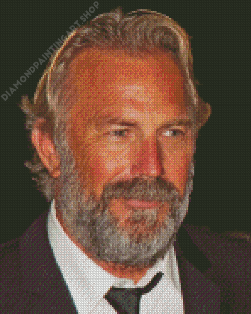 Kevin Costner Diamond Painting Art