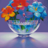 Colorful Flowers Diamond Painting Art